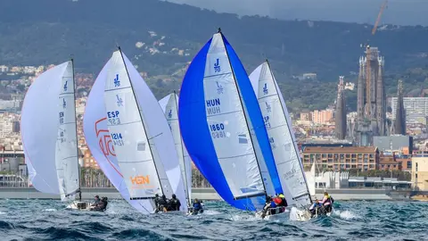 HSN Sailing Team, con el onubense Ricardo Terrades. Fuente: &Oacute;scar Torvao