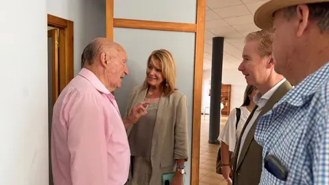 Visita Cristina Pinedo. Fuente: Ayto. Huelva