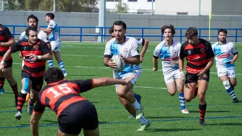 Estreno del nuevo campo, partido entre Tartessos - Badajoz. Fuente: Tartessos Rugby