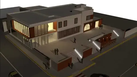 Imagen del proyecto de mejora y ampliaci&oacute;n de la Jefatura de Polic&iacute;a de Almonte. Fuente: Instagram Paco Bella