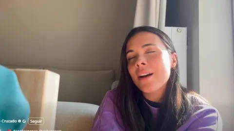 Pilar Bogado cantando en sus redes sociales. Fuente: Tiktok de Pilar Bogado