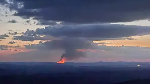 Incendio en El Castillo de las Guardas