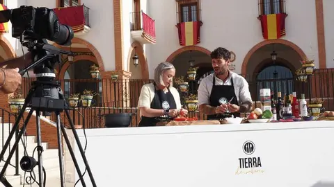 Tierra de Sabores grabando en Palos de la Frontera. Fuente: Ayto. Palos