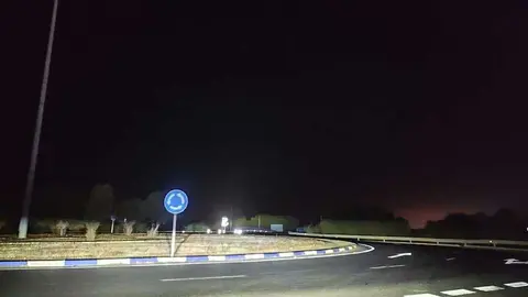 Una de las rotondas que estar&aacute;n iluminadas. Fuente: Ayto. San Juan