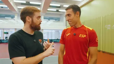 &Aacute;lvaro Robles con Ibai Llanos
