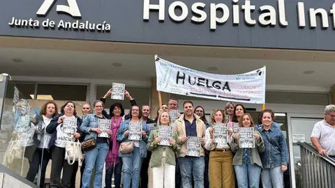 Huelga de los T&eacute;cnicos de laboratorio del Infanta Elena