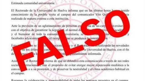 Fuente: Facebook Universidad de Huelva