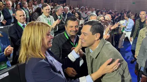 Moreno saluda a Miranda