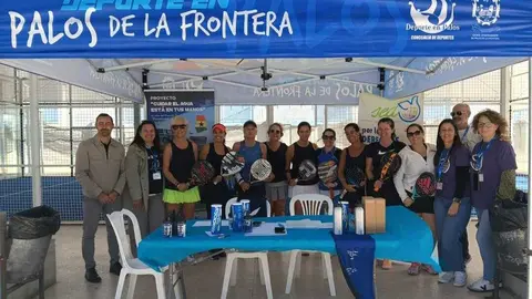 Torneo de P&aacute;del Solidario por Ghana en Palos. Fuente: Facebook Ayto. Palos