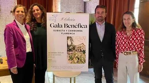 Presentaci&oacute;n del cartel de la I Cena de Gala con Subasta Ben&eacute;fica en La Casona