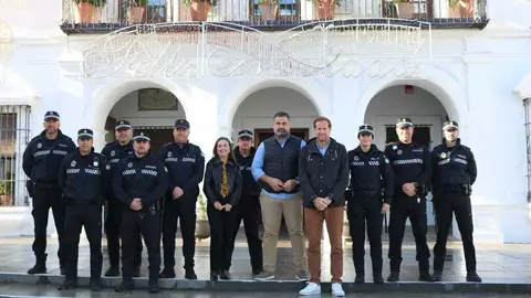 Cinco nuevos agentes se suman a la Polic&iacute;a Local de Cartaya. Fuente: Ayto. Cartaya