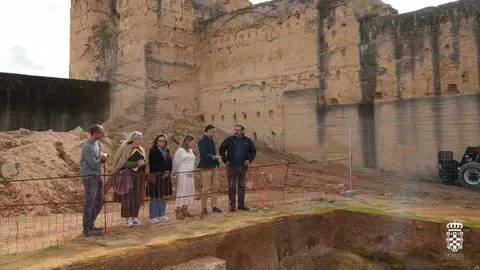 Avanzan las obras del Castillo en Moguer. Fuente: Facebook Ayto. Moguer