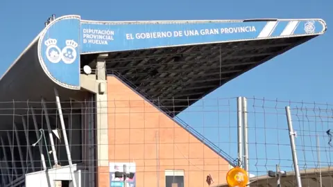 Obras en el estadio Nuevo Colombino