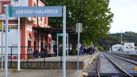 Fuente: Paco D&iacute;az. Facebook L&iacute;nea ferroviaria Zafra-Huelva