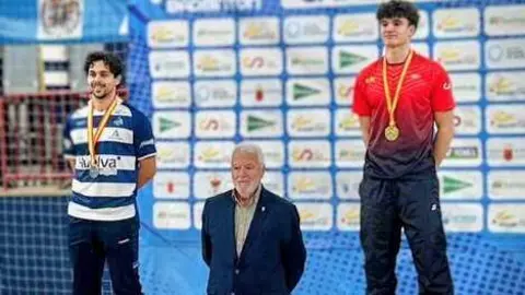 Alejandro P&eacute;rez consigue su segundo puesto en el Campeonato de Espa&ntilde;a. Fuente: Facebook Recreativo IES La Orden