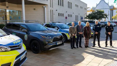Nuevos coches de la Polic&iacute;a Local. Fuente: Ayuntamiento de Huelva