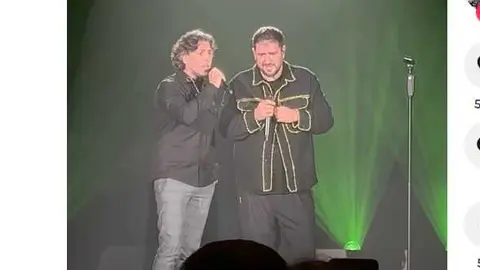 Arc&aacute;ngel cantando con Antonio Orozco "Estoy Hecho De Pedacitos De Ti"