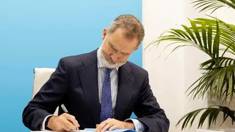 Felipe VI en un reciente acto