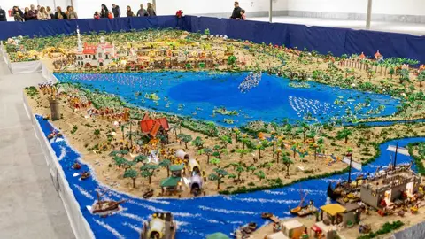El Bel&eacute;n Rociero m&aacute;s grande de Espa&ntilde;a se encuentra en Huelva. Fuente: Ayto. Huelva