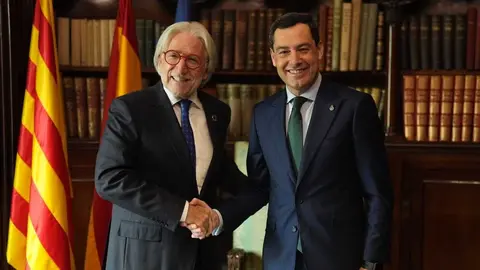 Moreno con Josep S&aacute;nchez
