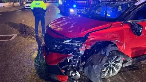 As&iacute; qued&oacute; el coche tras el vuelco en Huelva