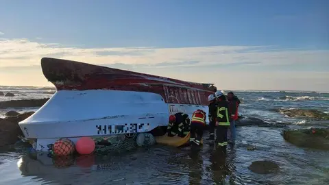 As&iacute; qued&oacute; la embarcaci&oacute;n tras el naufragio
