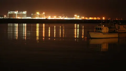 R&iacute;a nocturna. Fuente: Ayto. Punta Umbr&iacute;a
