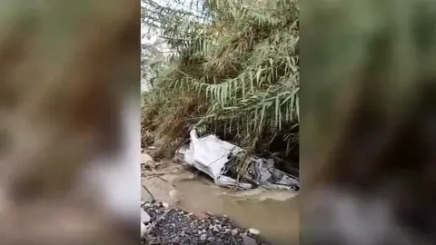 Zona en la que desaparecieron los dos hombres