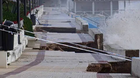 Situaci&oacute;n actual del paseo mar&iacute;timo de Matalasca&ntilde;as