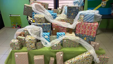 Iniciativa solidaria para llevar juguetes a familias en Punta Umbr&iacute;a. Fuente: Facebook Ayto. Punta Umbr&iacute;a