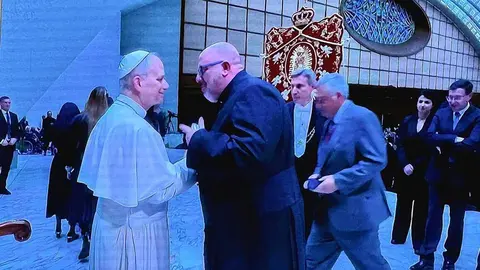 Aracena presente en el Vaticano. Fuente: Ayto. Aracena