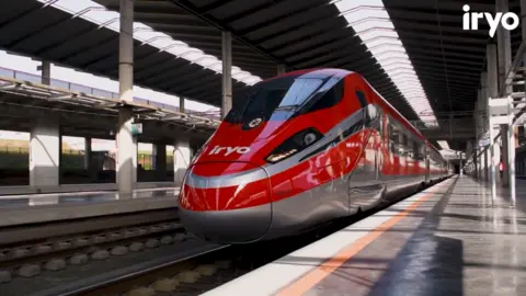 Un tren de Iryo. Fuente: X de Iryo