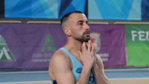 El lepero Carlos Mart&iacute;n Romero en la competici&oacute;n