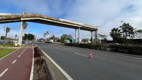 Paso elevado de Fertiberia. Fuente: Puerto de Huelva