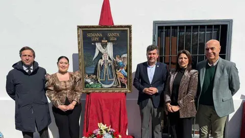 Presentaci&oacute;n cartel Semana Santa 2026 en Lepe. Fuente: Ayto. Lepe