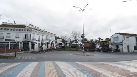 Plan de asfaltado en Palos de la Frontera. Fuente: Ayto. Palos