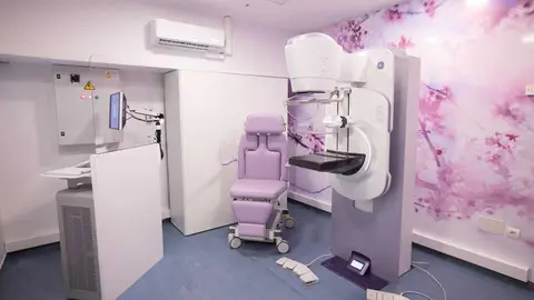 Sala de mamograf&iacute;a en el Hospital Quir&oacute;nsalud huelva