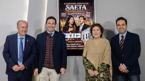 Presentaci&oacute;n de II Certamen de Saetas Infantil y Juvenil. Fuente: Ayuntamiento de Huelva