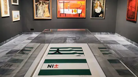 El Museo de Huelva expone por el 28F las versiones que Jos&eacute; Caballero hizo de la bandera de Andaluc&iacute;a