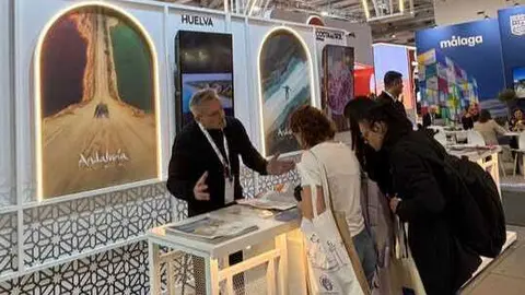 La Agencia Destino Huelva promociona los grandes atractivos de la provincia en la Feria Internacional de Turismo de Berl&iacute;n. Fuente: Diputaci&oacute;n de Huelva.