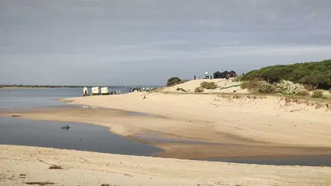 La playa del Ca&ntilde;o de la Culata se ha convertido en un gran plat&oacute; de rodaje. Fuente: Ayuntamiento de Cartaya