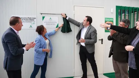 Inauguraci&oacute;n del punto limpio de Aracena. Fuente: Junta de Andaluc&iacute;a