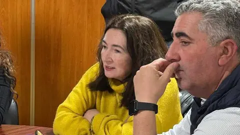 D&iacute;az junto a la presidenta provincial de Vox