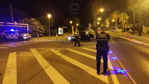 Polic&iacute;a Local de Cartaya. Fuente: Facebook Ayto. Cartaya