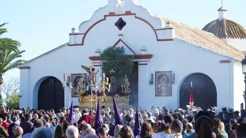Salida del Cristo del Amor en la ma&ntilde;ana del pasado Jueves Santo
