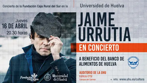 Jaime Urrutia dar&aacute; un concierto en Huelva este 16 de abril. Fuente: UHU