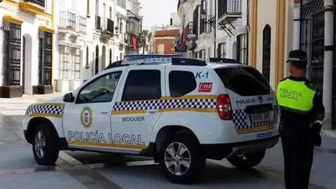 Polic&iacute;a Local de Moguer. Fuente: Facebook Ayto. Moguer