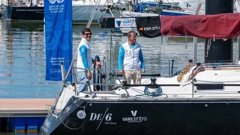 Tripulaci&oacute;n del &lsquo;Diputaci&oacute;n de Huelva -De6&rsquo; antes de su participaci&oacute;n en el Mundial de vela. Fuente: Diputaci&oacute;n de Huelva
