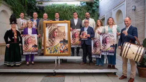 Presentaci&oacute;n del cartel de la romer&iacute;a de la Virgen de la Pe&ntilde;a en Puebla de Guzm&aacute;n. Fuente: Diputaci&oacute;n de Huelva