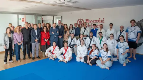 Inauguraci&oacute;n del Centro de Artes Marciales. Fuente: Universidad de Huelva